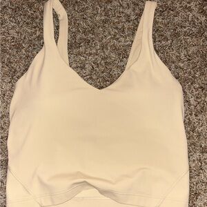 lululemon athletica Cream Tank Top